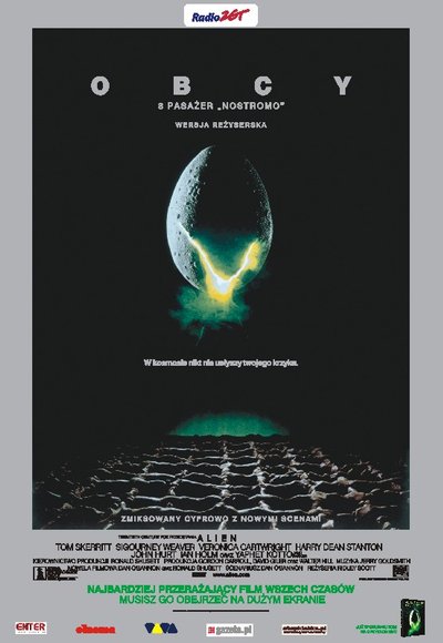 Plakat Filmu Obcy - 8 pasażer Nostromo (1979) [Dubbing PL] - Cały Film CDA - Oglądaj online (1080p)